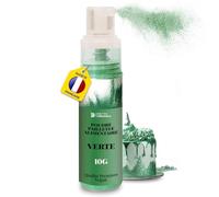 DETOX ORGANICA Poudre Alimentaire VERTE [ 10G - 100% Colorant ALIMENTAIRE ] Paillettes Comestibles - Décoration Gâteaux, Chocolat, Macarons, Cocktails - Boissons Déversez votre créativité !