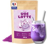 DETOX ORGANICA Poudre d'Ube Premium 100g - VRAI IGNAME VIOLETTE, Philippines - Colorant Alimentaire 100% Naturel, Boisson Vegetale Sans Cafeine - Superfood pour Lattes, Gateaux, Smoothies