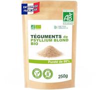 DETOX ORGANICA - Psyllium Blond Bio 250g - Téguments de Psyllium 99% Pur