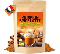 DETOX ORGANICA Pumpkin Spice Latte - 250g d'Épices en poudre Pour Pumpkin Spice Cafe - Idéal pour Latte Macchiato et Tarte à la Citrouilles en période hivernale de Noël - 100% Naturel, Vegan