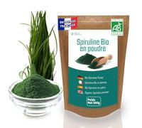 DETOX ORGANICA - Spiruline Poudre Bio - 500g de Poudre Naturelle - Riche en Protéines, Antioxydants, Fer et Phycocyanine - 100% Agriculture Biologique Contrôlée