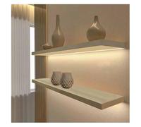 DETPWVWB Wood Floating Shelves Set of 2-7.09" Wall Mounted Floating Shelves for Kitchen, Living Room, Bedroom - Stylish Home Decor and Frame Display(Style5,120cm/47.2in)