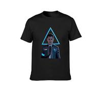 Detroit Become Human Mens T-Shirt Casual Cotton Tees Tops T-Shirt Black XXL