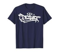Détroit City Graffiti Street Art Handstyle USA Hip Hop T-Shirt, Homme, Bleu Marine, XXL