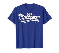 Détroit City Graffiti Street Art Handstyle USA Hip Hop T-Shirt, Homme, Bleu Royal, M