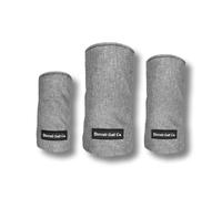 Detroit Golf Co. Housses de tête de club de golf de qualité supérieure - Pilotes, bois de parcours et hybrides (gris)