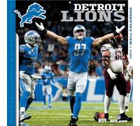 Detroit Lions 2024 12x12 Team Wall Calendar
