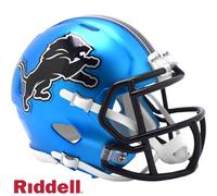 Detroit Lions Casque Riddell Réplique Mini Vitesse Style sur Terrain Alternate