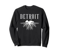 Détroit Michigan Skyline Graphic - from The Ground Up Design Sweatshirt