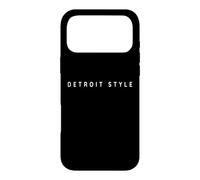 Detroit Style Pizza Costume/Police Moderne Drôle Design Coque pour iPhone 17 Pro Max