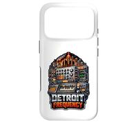 Detroit Synthétiseur de fréquence Paysage Urbain Coque pour iPhone 17 Pro