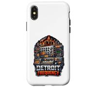 Detroit Synthétiseur de fréquence Paysage Urbain Coque pour iPhone X/XS