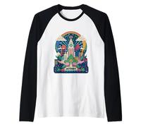 Detroit Vintage 70s Groovy Retro Style Manche Raglan