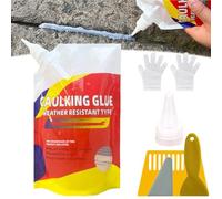 Detroitrain-Slab Concrete Crack Waterproof Repair Sealant, Detroitrain Caulking Glue for Concrete Caulking Glue for Concrete, Caulking Glue Weather Resistant Type, Slab Concrete Crack Filler (1pc)