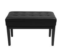 Dettchan Tabouret de piano réglable en hauteur 46-56 cm avec boîte de rangement pour la maison, l'école, les concerts, les studios de musique 73 x 33 cm