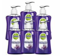 DETTOL Gel Savon - Hydratant Lavande Antibactérien 250 ml Lot de 6