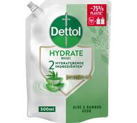 Dettol Hydrating Gel Lavant Antibactérien Aloe Vera Recharge 1 Pièce