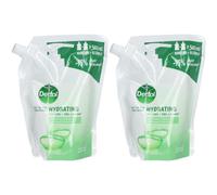 Dettol Hydrating Gel Lavant Antibactérien Aloe Vera Recharge Savon 2x500 ml