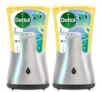 Dettol Kit Distributeur Automatique Classic et Gel Lavant Mains Citron, Le Lot de 2