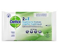 DETTOL Lingettes Nettoyantes 12 Unités