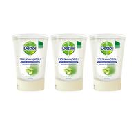 Dettol Lot De 3 Flacons De 250 Ml Recharge Savon No Touch Aloe Vera