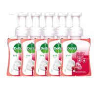 Dettol Lot De 5 Flacons Pompe De 250 Ml Douceur De Mousse ¿ Rose & Fleur De Cerisier