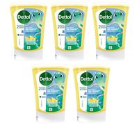 Dettol Lot De 5 Recharges De Savon 250 Ml Pour Distributeur No Touch Classic Citrus