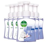 Dettol - Lot de 6 Douceur de mousse - Savon pour les Mains - Vanille & Orchidée