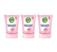 Dettol Pack No Touch Recharges Savon Liquide - Parfum Beurre De Karité - Action Antibactérienne - 3x250ml