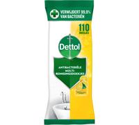 Dettol Power and Fresh Citrus Lingettes Nettoyantes 110 Pièces