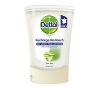 Dettol Recharge de Gel Lavant pour les Mains - Action Nettoyante - Parfum Aloe Vera - 1 recharge de 250ml