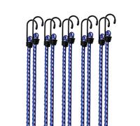 Deuba 10x Tendeurs élastiques en Caoutchouc, tendeurs Bagage Extension 30,5cm x 8mm Ø