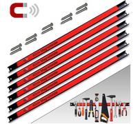 DEUBA® 6x Barre magnétique pour outils 60 cm aimant puissant rangement outils barre aimantée murale charge max. 23 kg