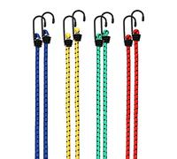 Deuba 8X Tendeurs élastiques en Caoutchouc, tendeurs Bagages Extension 40-100 cm x 8 Ř