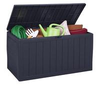 Deuba Coffre de Rangement Extérieur 270L Noir