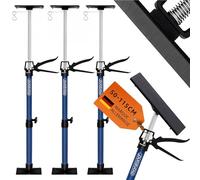 DEUBA® Set de 3 étai de porte/soutien acier réglable en hauteur 50-115cm max. 30kg bricolage atelier maison garage étai soutien télescopique