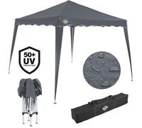 CASARIA® Tonnelle de Jardin Pliable Capri 3x3m Pop-Up Protection UV 50+ imperméable Sac Camping pavillon de Jardin Tente réception Pliante Anthracite