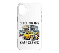 Deuce Dreams Scènes de café Coque pour iPhone 16 Plus