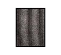 Deurmat 40x60 cm gestreept beige331601