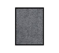 Vidaxl Paillasson Rayé Gris 40x60 Cm