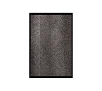 Deurmat 80x120 cm gestreept beige331603