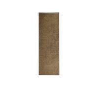 Tapis De Porte, Dos En Pvc Antidérapant Lavable En Machine Haute Absorption Marron 60x180 Cm