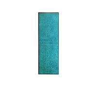 vidaXL Paillasson lavable cyan 60 x 180 cm