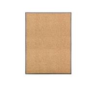 vidaXL Paillasson lavable antidérapant Crème 90 x 120 cm