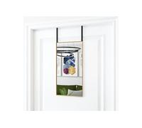 Deurspiegel 30x60 cm glas en aluminium goudkleurig327412