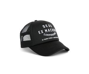 Deus Ex Machina Camperdown Address Trucker Cap One Size Black