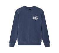 Deus Ex Machina - D261Msw186 Shield Garment Dyed Crew - Homme - Sweatshirts et sweats à capuche - Bleu - Taille: L