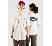 Deus Ex Machina Forecourt Stripe Chemise blanc