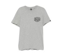 Deus Ex Machina, Homme, Tops, Gris, Taille: XL Maglietta girocollo logo manica corta