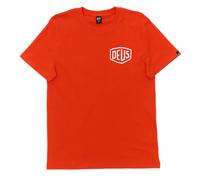 Deus Ex Machina, Homme, Tops, Orange, Taille: L Venice Address Tee en Tangerine Tango